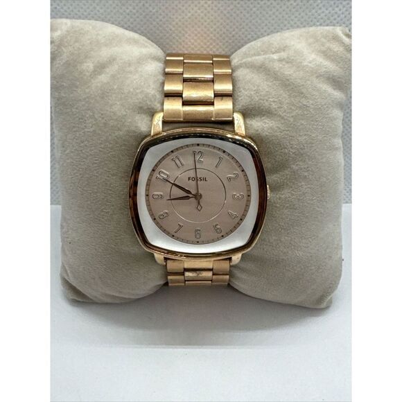 Fossil Idealist ES4195 Unisex Rose Gold Stainless Steel Analog Dial Watch JNA360 - Picture 1 of 11